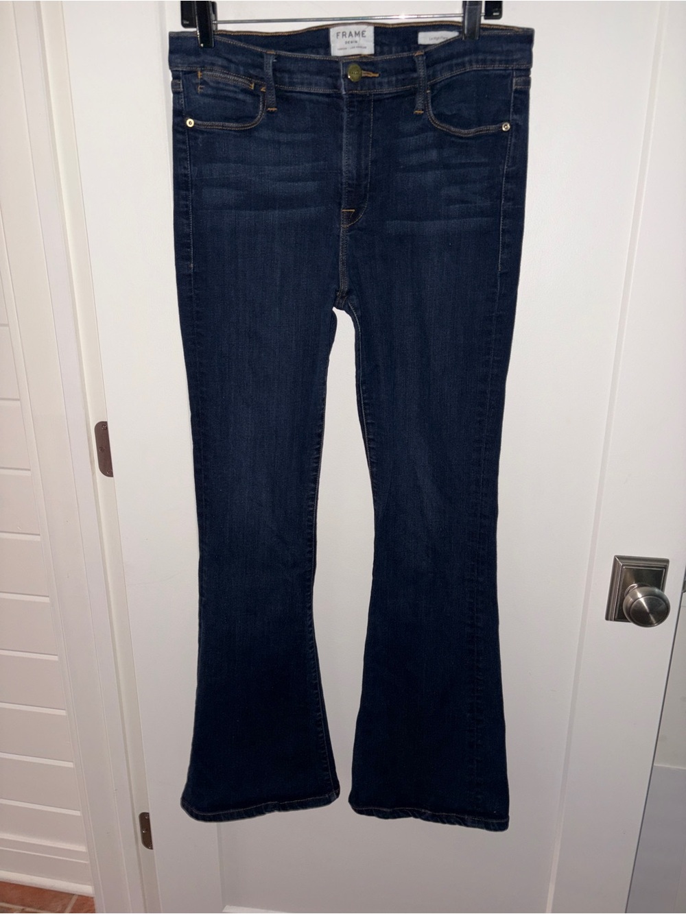 FRAME Denim Le High flare jeans sz 32 EUC LHF899 Sutherland